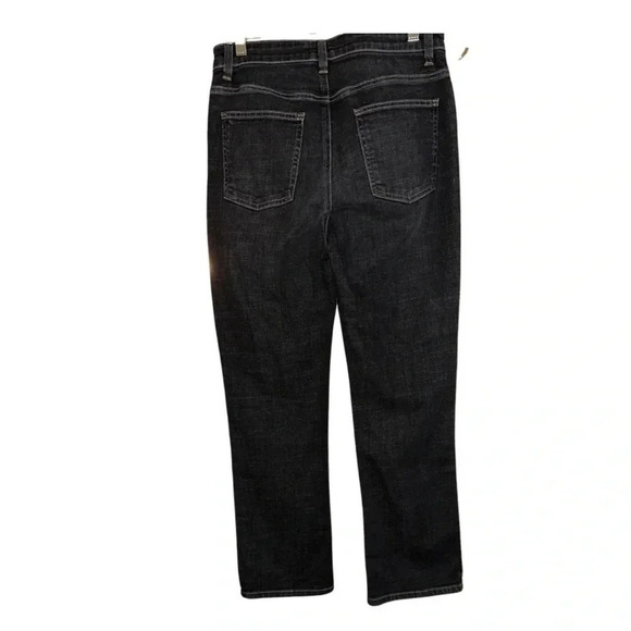 Eileen Fisher Dark Gray Organic Cotton Straight Leg Jeans Size 4 - Picture 7 of 8